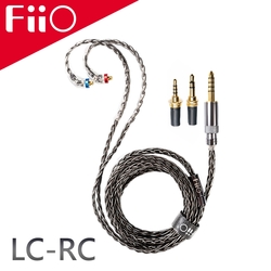 FiiO LC-RC 高純度單晶銅鍍銀可換插頭MMCX耳機升級線