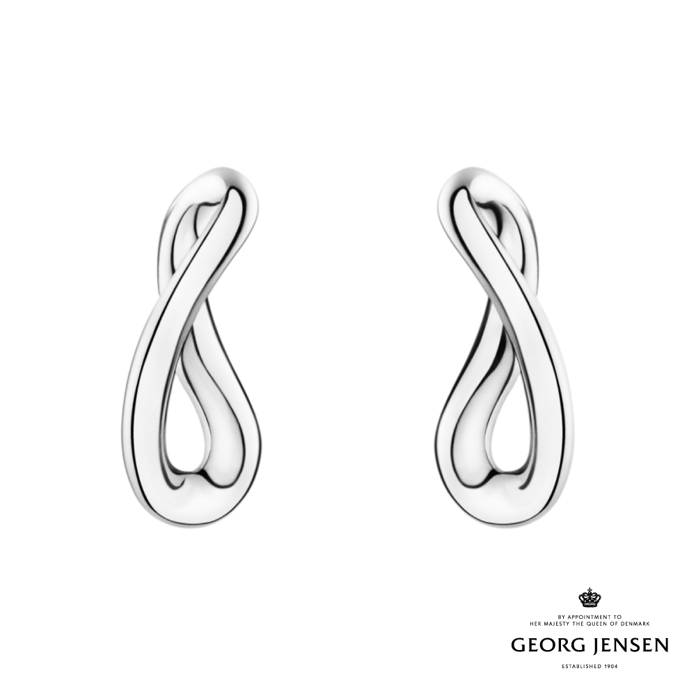 Georg Jensen 喬治傑生 INFINITY 純銀耳環