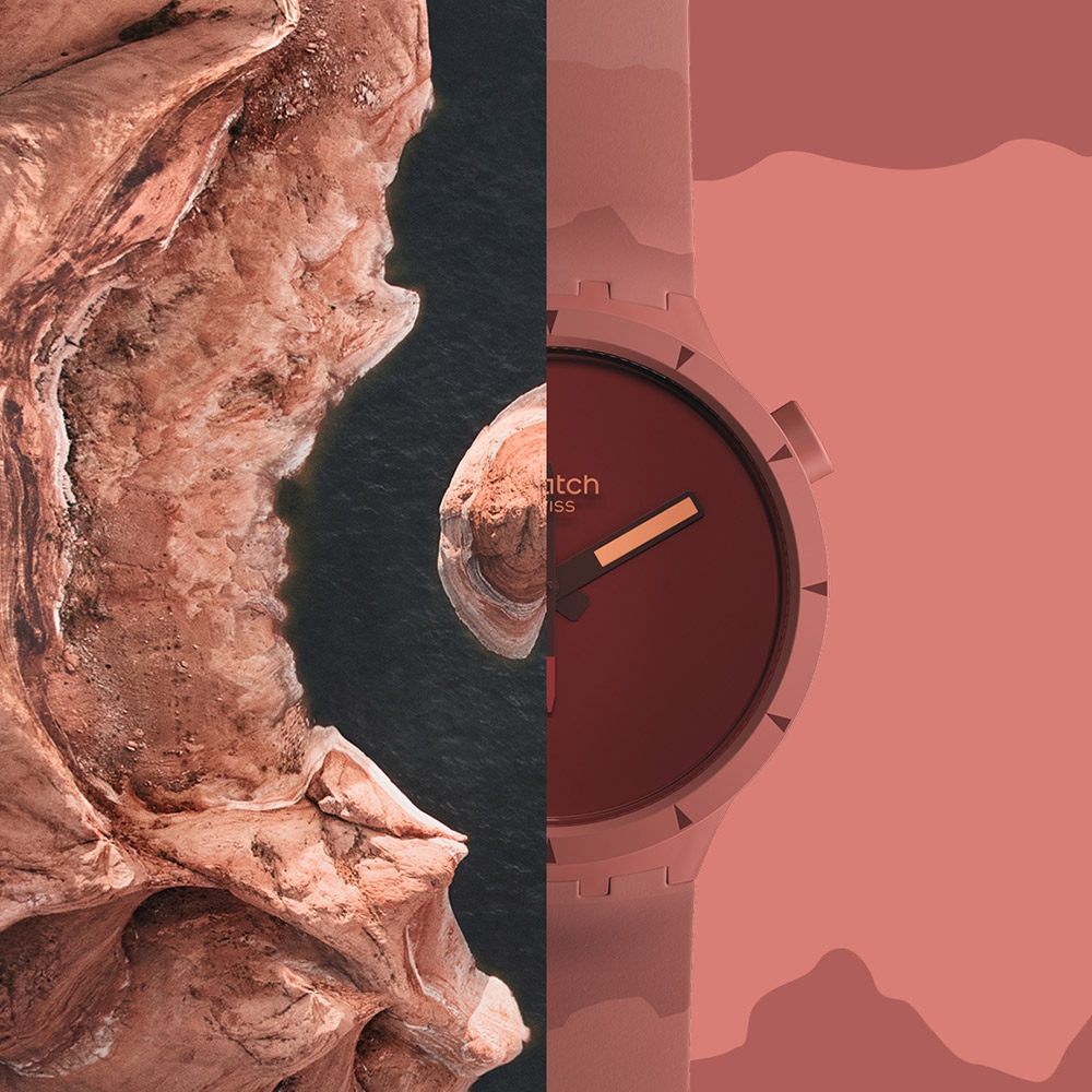 Swatch BIG BOLD系列手錶BIOCERAMIC CANYON 峽谷(47mm) | Big Bold