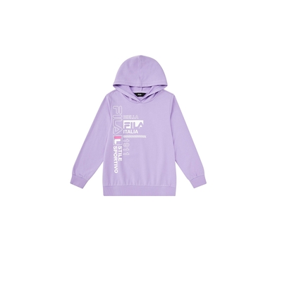 FILA KIDS 童長袖連帽上衣-紫色 1TEX-8903-PL