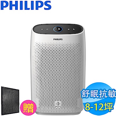 飛利浦PHILIPS 8-12坪 舒眠抗敏空氣清淨機 AC1213