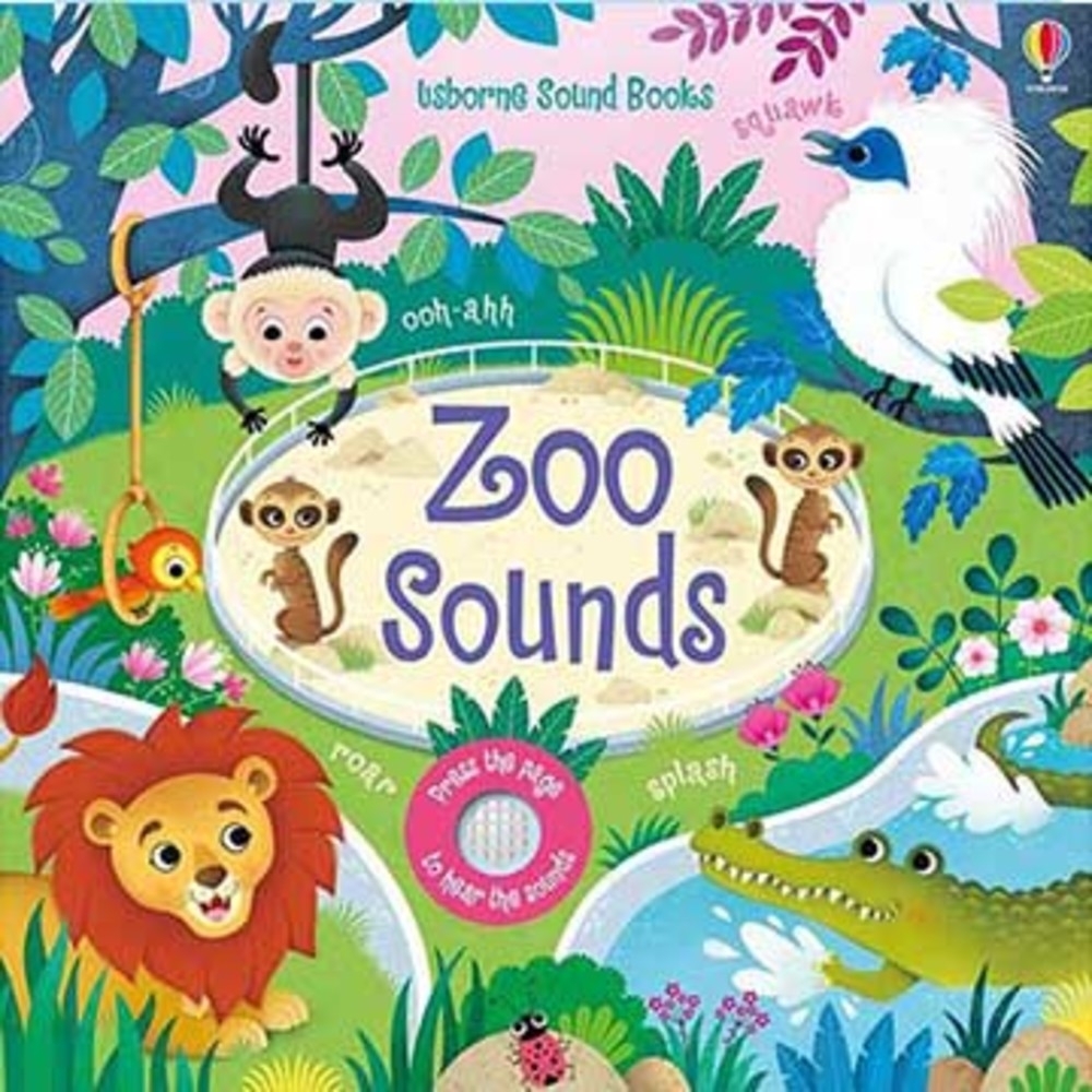 Touchy-Feely Sound Books：Zoo Sounds 動物園聲音觸摸音效書 | 拾書所