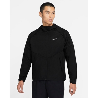 nike as m nk rpl miler jacket 男連帽外套 黑-dh6682010