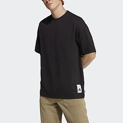 Adidas M Caps Tee [IC4104] 男 短袖上衣 T恤 運動 訓練 休閒 寬鬆 棉質 舒適 亞洲版 黑