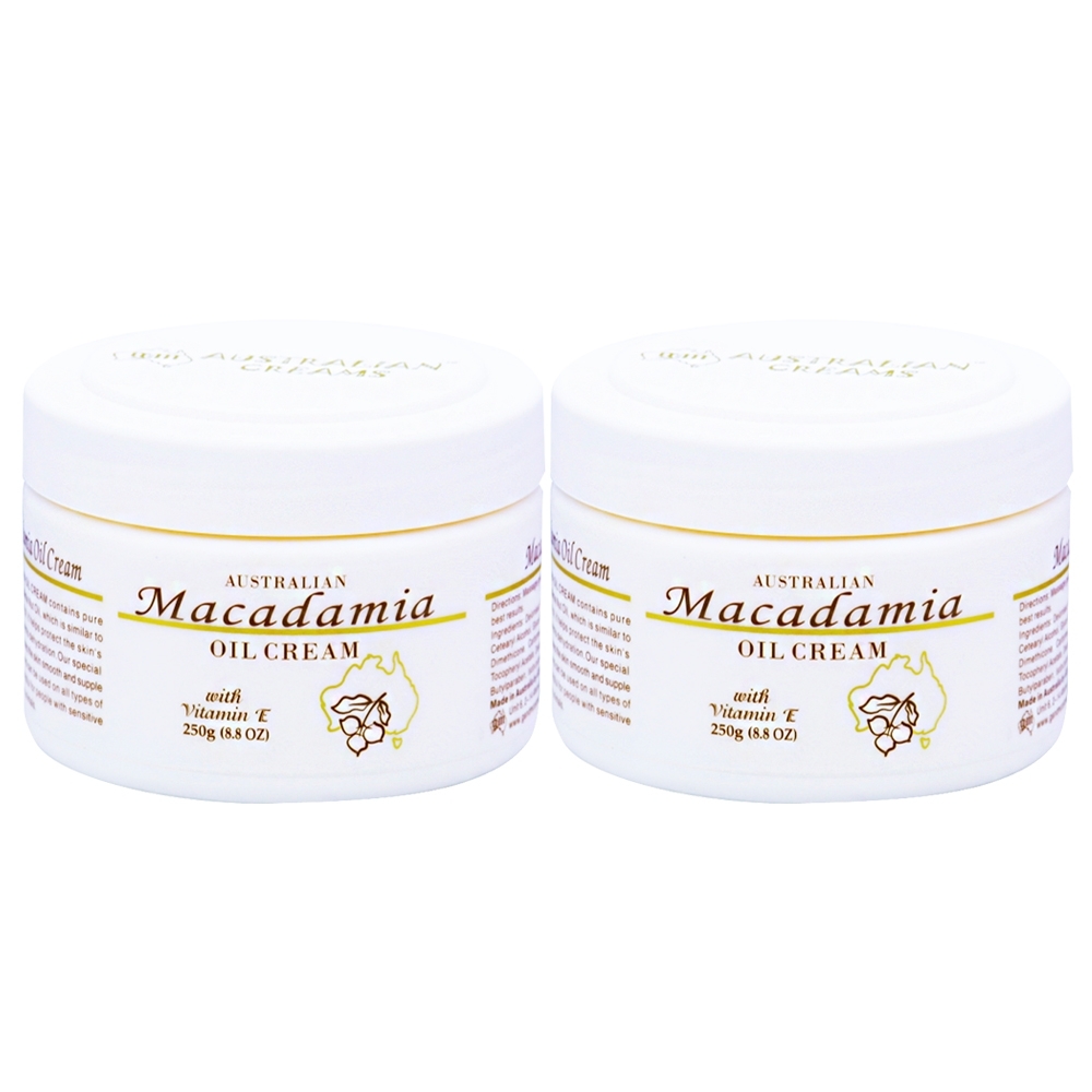 G&M Macadamia Oil Cream 胡桃油乳霜 250g2入+隨機100g1入