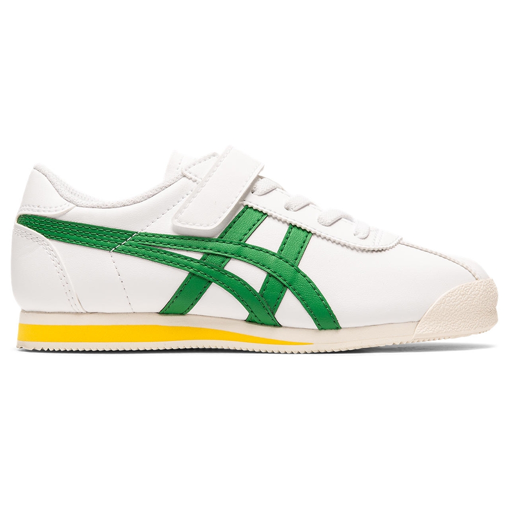 Onitsuka Tiger鬼塚虎-綠色線條TIGER CORSAIR PS童鞋 1184A051-100