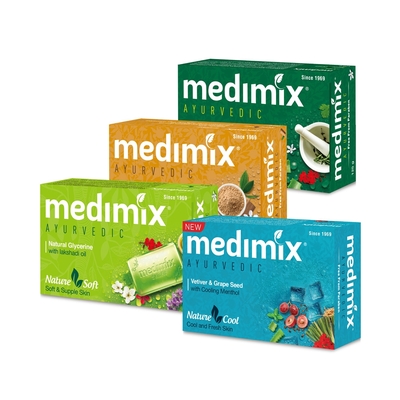 MEDIMIX 印度當地內銷版 皇室藥草浴美肌皂125g(24入)