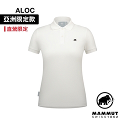 【Mammut長毛象】Matrix Polo Shirt AF Women 日系輕量快乾Polo衫 白PRT1 女款 #1017-00412