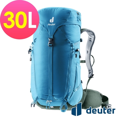 【deuter 德國】TRAIL 30L輕量拔熱透氣背包3440723藍/健行登山包/休閒旅遊包*