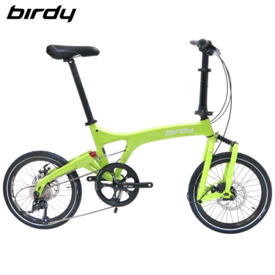 New Birdy(Ⅲ) Standard 9速18吋前後避震縱向折疊車-萊姆綠