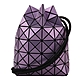 ISSEY MIYAKE  BAOBAO 幾何方格可拉束肩斜背包(金屬紫)亮面/小款 product thumbnail 1