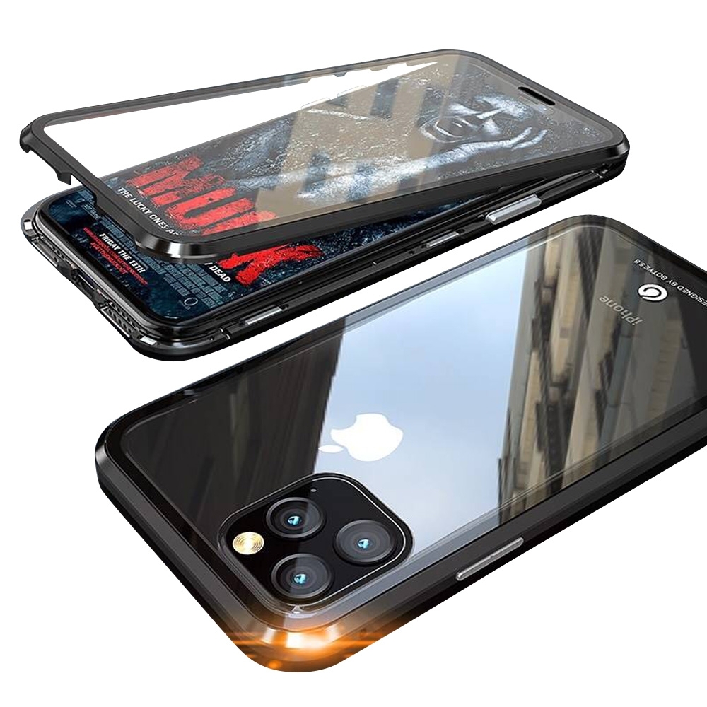 BOTYE萬磁王雙玻璃系列 iPhone 11 Pro 5.8航空鋁合金雙玻璃保護殼