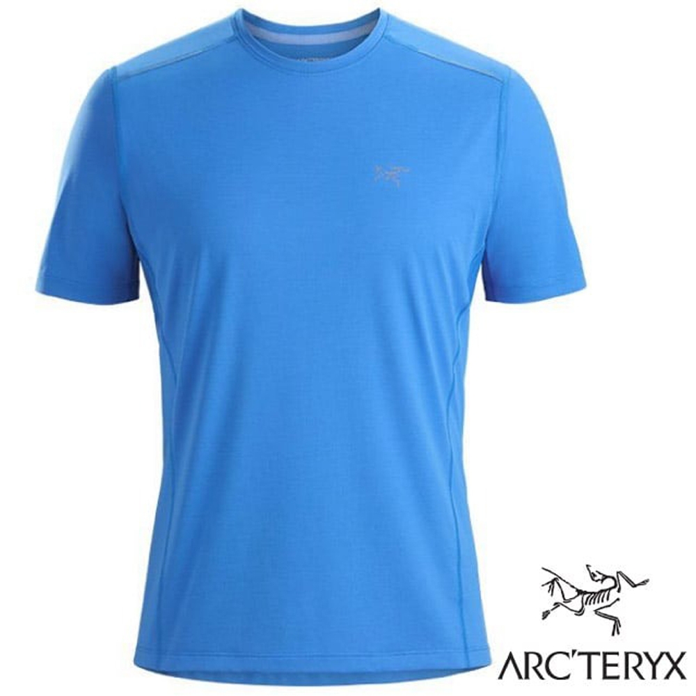 【ARCTERYX 始祖鳥】男 Motus SL 吸濕排汗短袖圓領T恤.上衣_26837 流動藍