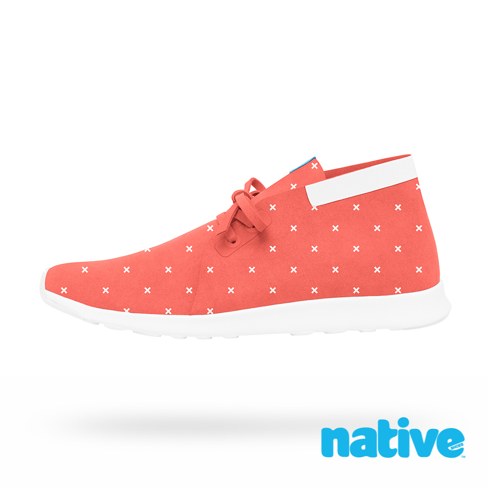 Native Shoes APOLLO CHUKKA 男/女鞋-蜜糖橘x字型印花