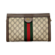 GUCCI GG Ophidia Supreme 小款 金鏈 方型 肩背包 棕色 503877 product thumbnail 1