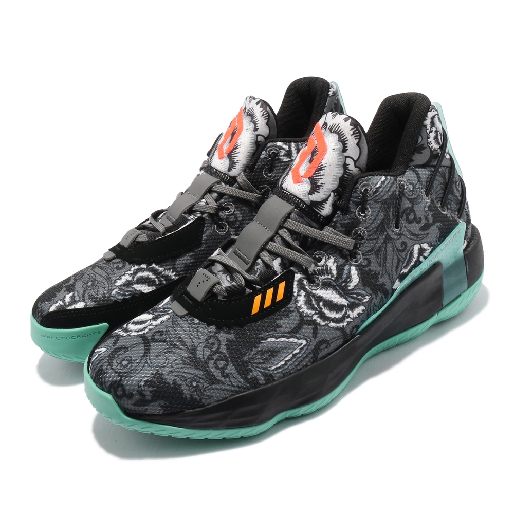 adidas 籃球鞋 Dame 7 GCA 運動 男鞋 愛迪達 避震 包覆 支撐 球鞋 穿搭 黑 綠 FX7446