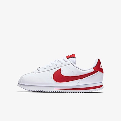 Nike Cortez Basic SL GS 904764-101 大童 休閒鞋 經典 復古 阿甘鞋 白 紅