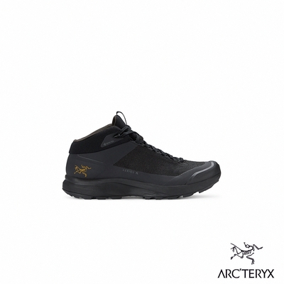 arcteryx 始祖鳥 男 aerios fl2 中筒 gt 登山鞋 黑/黑