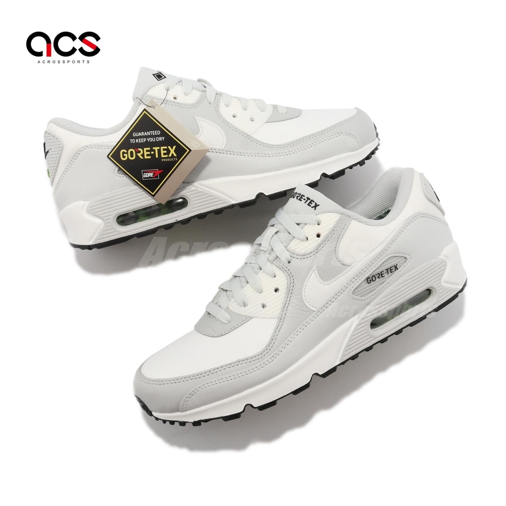 Nike 休閒鞋Air Max 90 GTX Gore-Tex 灰白防水男鞋氣墊復古DJ9779-003