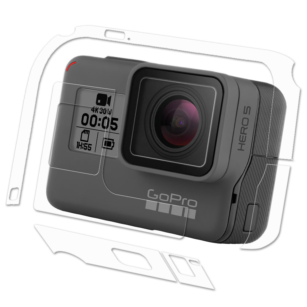 (2入)GoPro HERO 5 主機專用透明保護膜 機身膜(防污 防指紋)