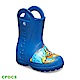 Crocs 卡駱馳 (童鞋) 趣味學院恐龍提把雨靴 205536-4GX product thumbnail 1