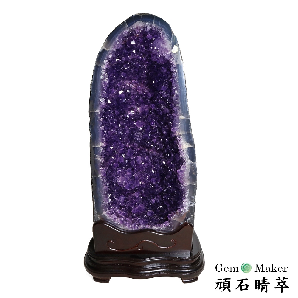 GemMaker頑石睛萃 開運招財天然巴西紫晶洞 FA-313(13.4kg)