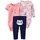 【Carter's】動物去哪兒3件組套裝(9M-24M) product thumbnail 1