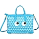 ANYA HINDMARCH I Am A Plastic XS 大眼睛老花塗層帆布兩用托特包(藍色) product thumbnail 1