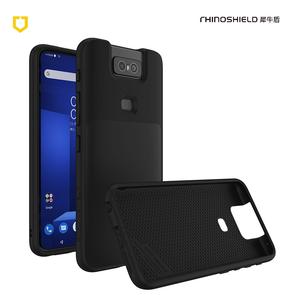 犀牛盾asus Zenfone 6 Solidsuit防摔背蓋手機殼 經典黑 Apple適用手機殼套 Yahoo奇摩購物中心