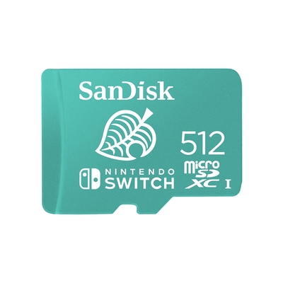 SanDisk Nintendo Switch 專用 microSDXC UHS-I(U3) 512GB記憶卡(公司貨)