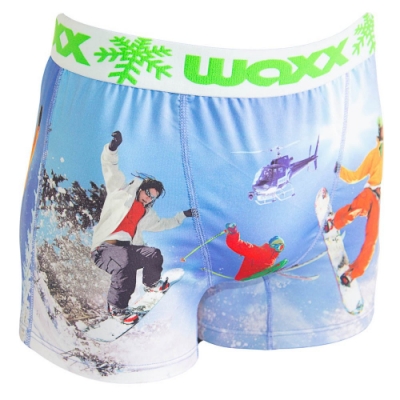 WAXX極限滑雪設計款高質感吸濕排汗四角褲男內褲