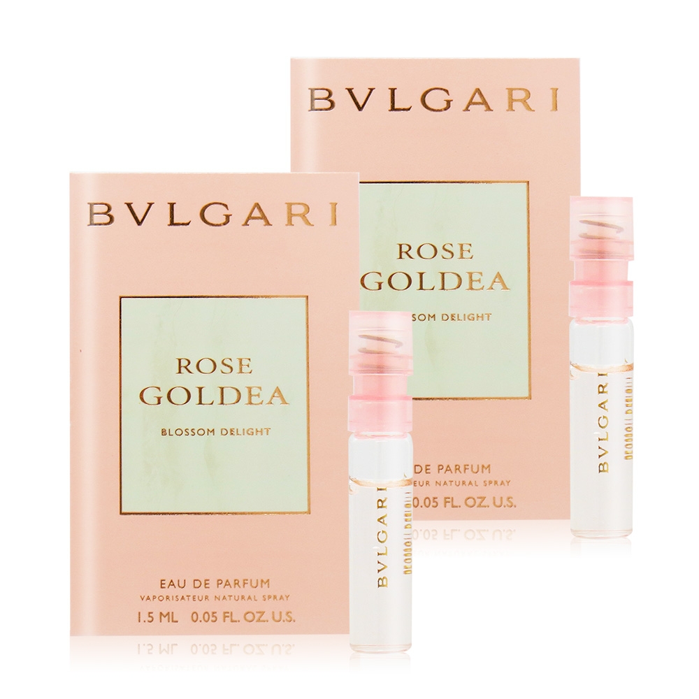 BVLGARI 寶格麗 歡沁玫香女性淡香精 Rose Goldea Blossom Delight 1.5mlX2 EDP-香水公司貨