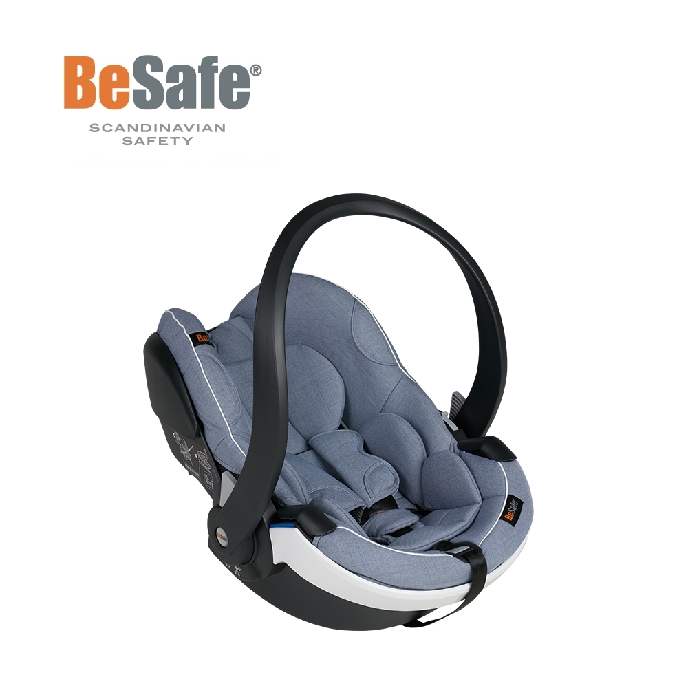 BeSafe 0-12個月 ISOfix 新生兒提籃 X1系列 最新I-Size標準(雲霧藍)