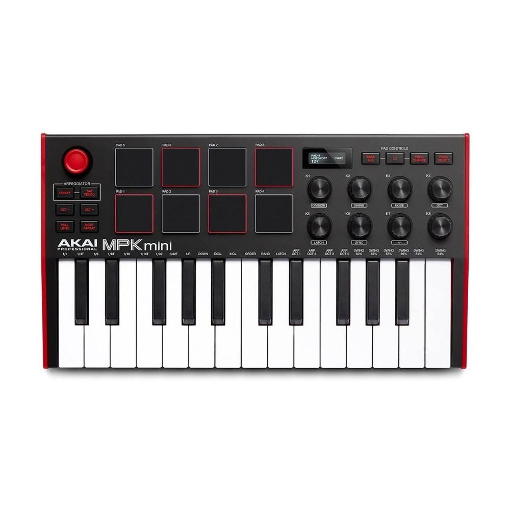 AKAI MPK MINI MK3 25鍵 MIDI鍵盤 黑/白 編曲 錄音