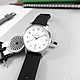 WENGER  / Avenue 休閒風格 運動潮流 日期 防水 矽膠手錶-白x銀框x黑/42mm product thumbnail 1