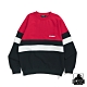 XLARGE PANELED CREWNECK SWEAT大學T-桃紅 product thumbnail 1