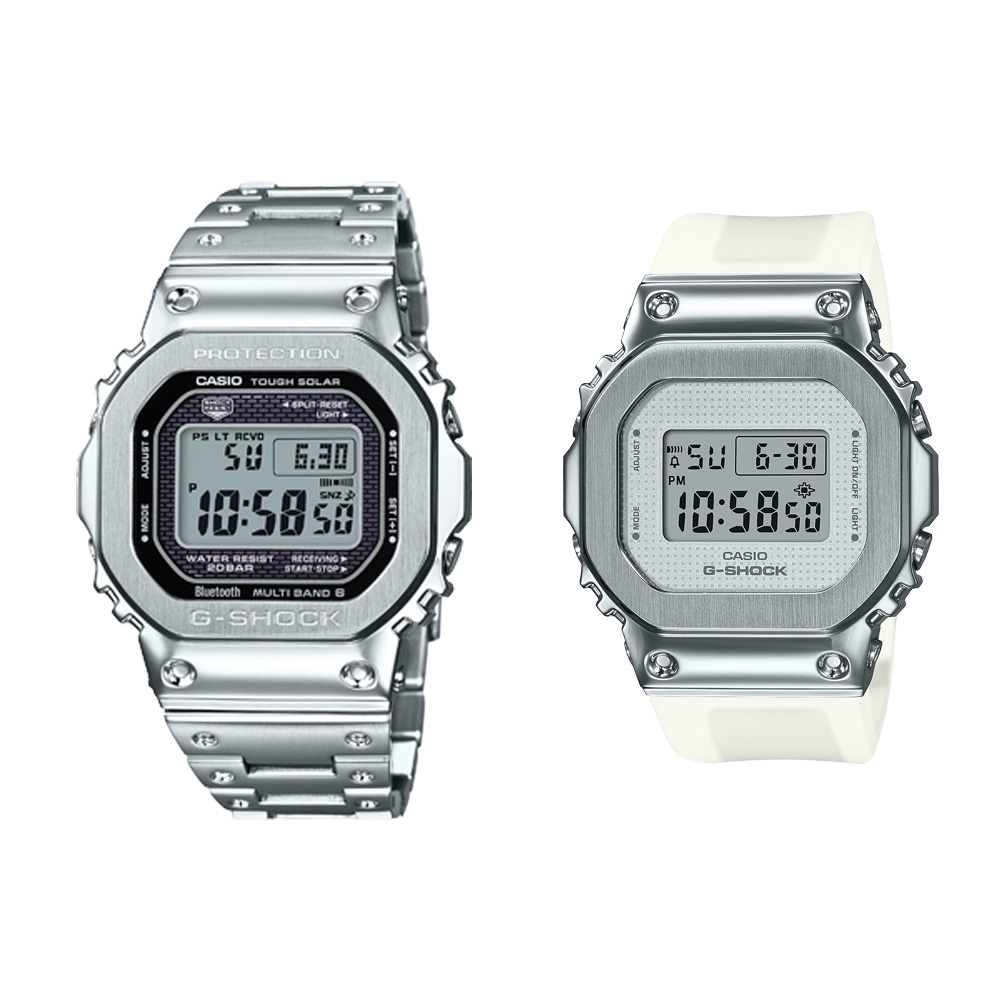 CASIO G-SHOCK GMWB5000D-1 Bluetooth Model Full Metal Solar Square Watch ...