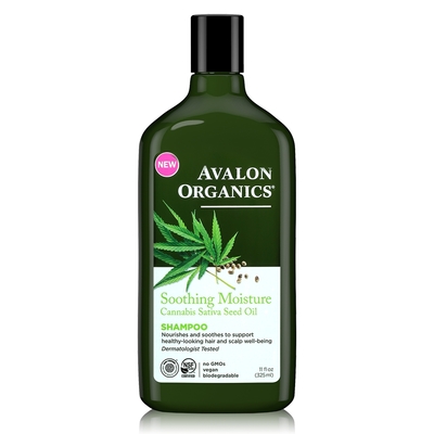 AVALON ORGANICS 大麻籽油修護洗髮精(325ml/11oz)