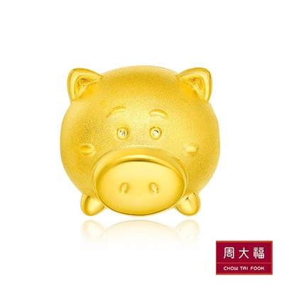 周大福 TSUM TSUM系列 火腿博士黃金路路通串珠