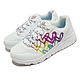 Skechers 休閒童鞋 Uno Lite-Love Brights 白 多色 愛心 塗鴉 聯名款 記憶鞋墊 314061LWMLT product thumbnail 1