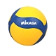 MIKASA 螺旋形軟橡膠排球 #5-5號球 練習 FIVB指定球 MKV020WS 黃藍 product thumbnail 1