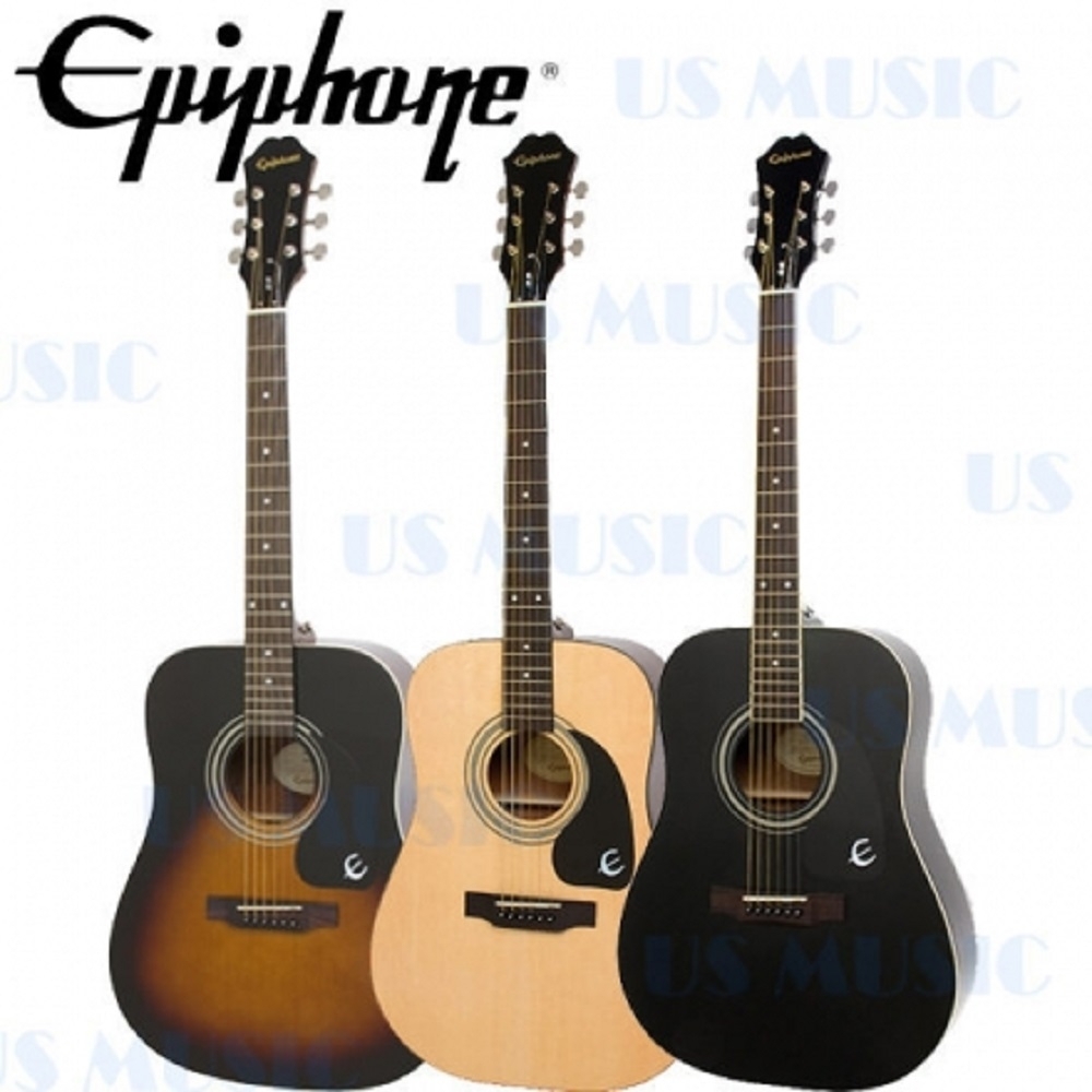 Epiphone DR-100木吉他 /含琴袋、肩帶、匹克、琴布/公司貨保固/原木色