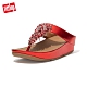 FitFlop RUMBA BEADED TOE POST 流蘇夾腳涼鞋 女(紅色) product thumbnail 1