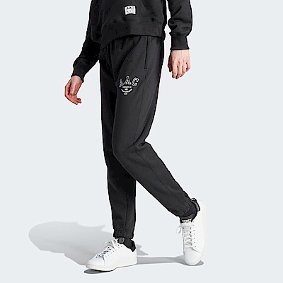 Adidas HACK AAC SWTPS [HZ0698] 男 長褲 亞洲版 運動 休閒 棉質 舒適 彈性褲腳 黑