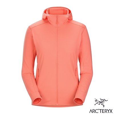 Arcteryx 始祖鳥 女 Kyanite LT 刷毛外套 索拉斯塔橘