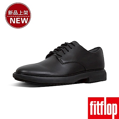 FitFlop HENRI LEATHER OXFORD SHOES-黑色