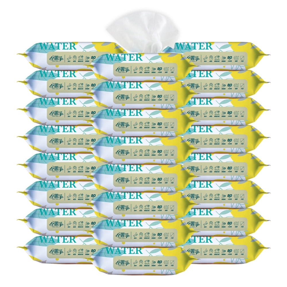 全麗淨親膚濕巾(加厚型80張x24包)