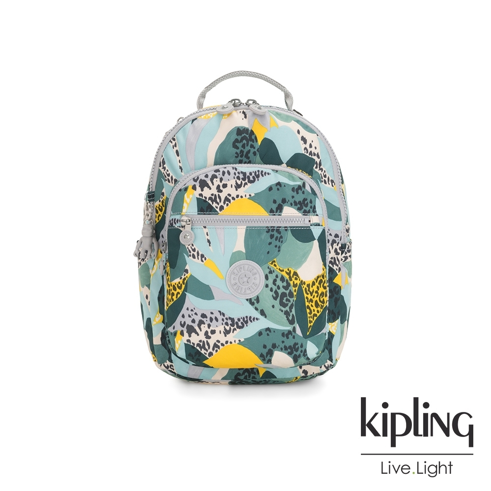 Kipling 叢林展葉綠機能手提後背包-SEOUL S