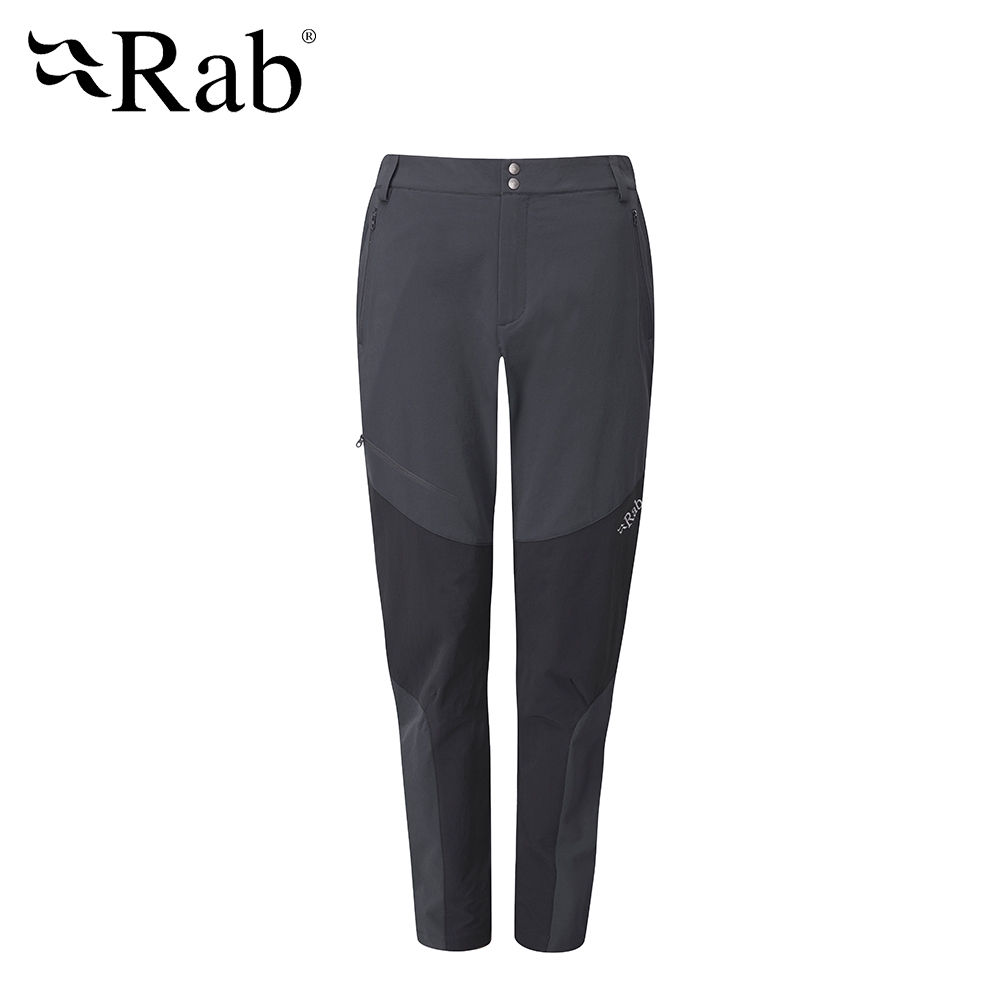 【英國 RAB】Torque Mountain Pants 輕量彈性軟殼長褲 女款 鯨魚灰 #QFU41