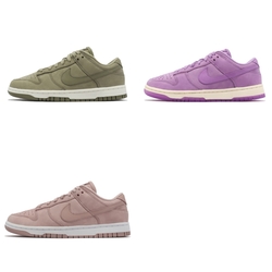 Nike Wmns Dunk Low PRM MF 女鞋 純色 皮革 經典 綠 紫 粉 休閒鞋 單一價 DV7415-200